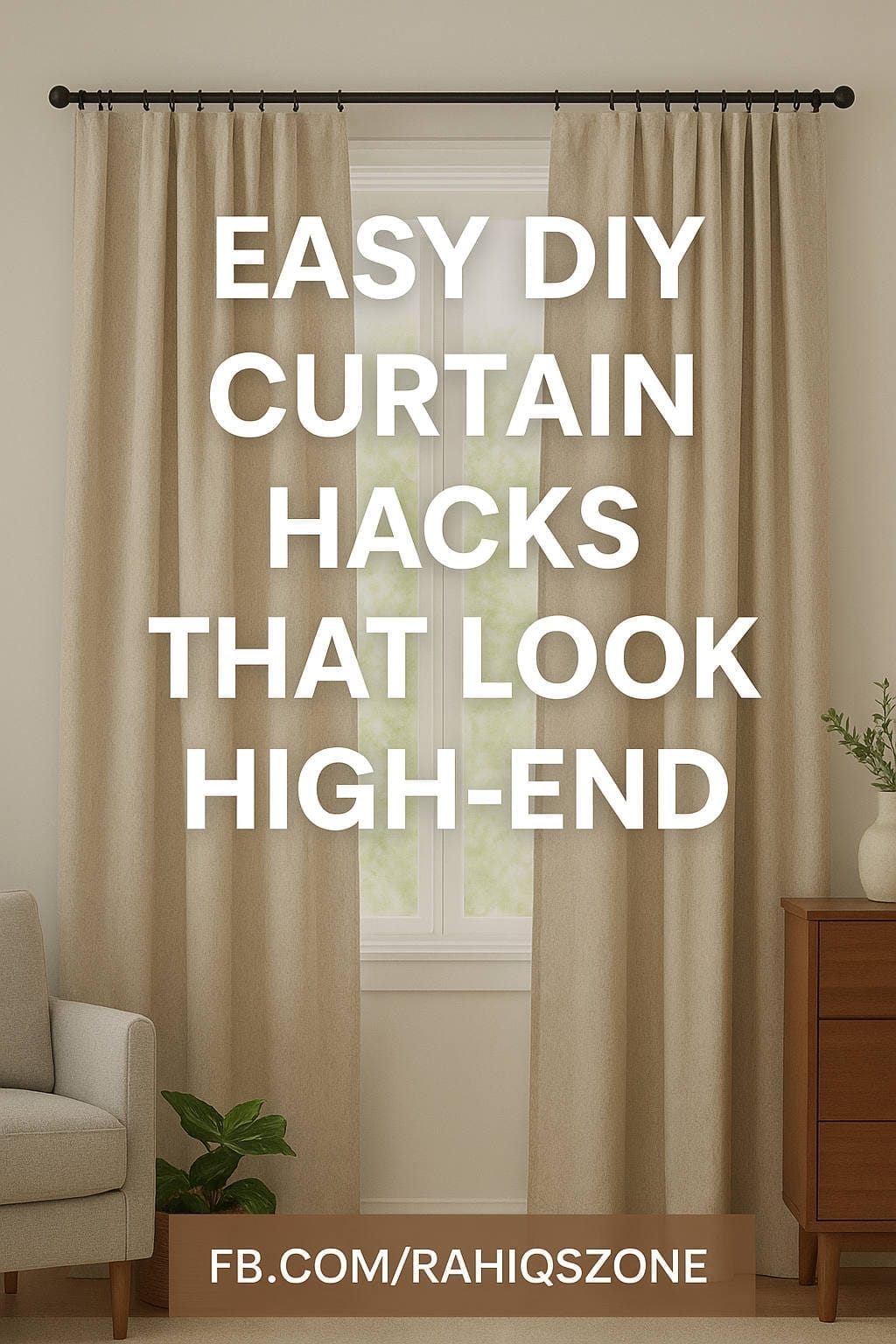 Easy DIY Curtain Hacks to Make Cheap Curtains Look High-End