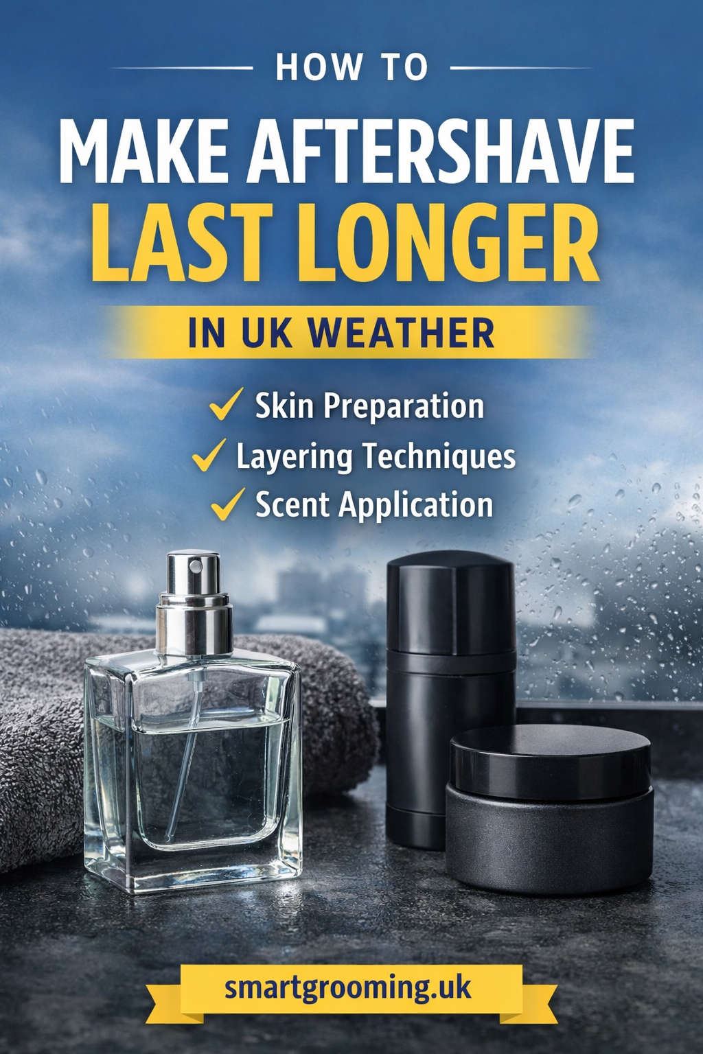 How to Make Aftershave Last Longer in UK Weather