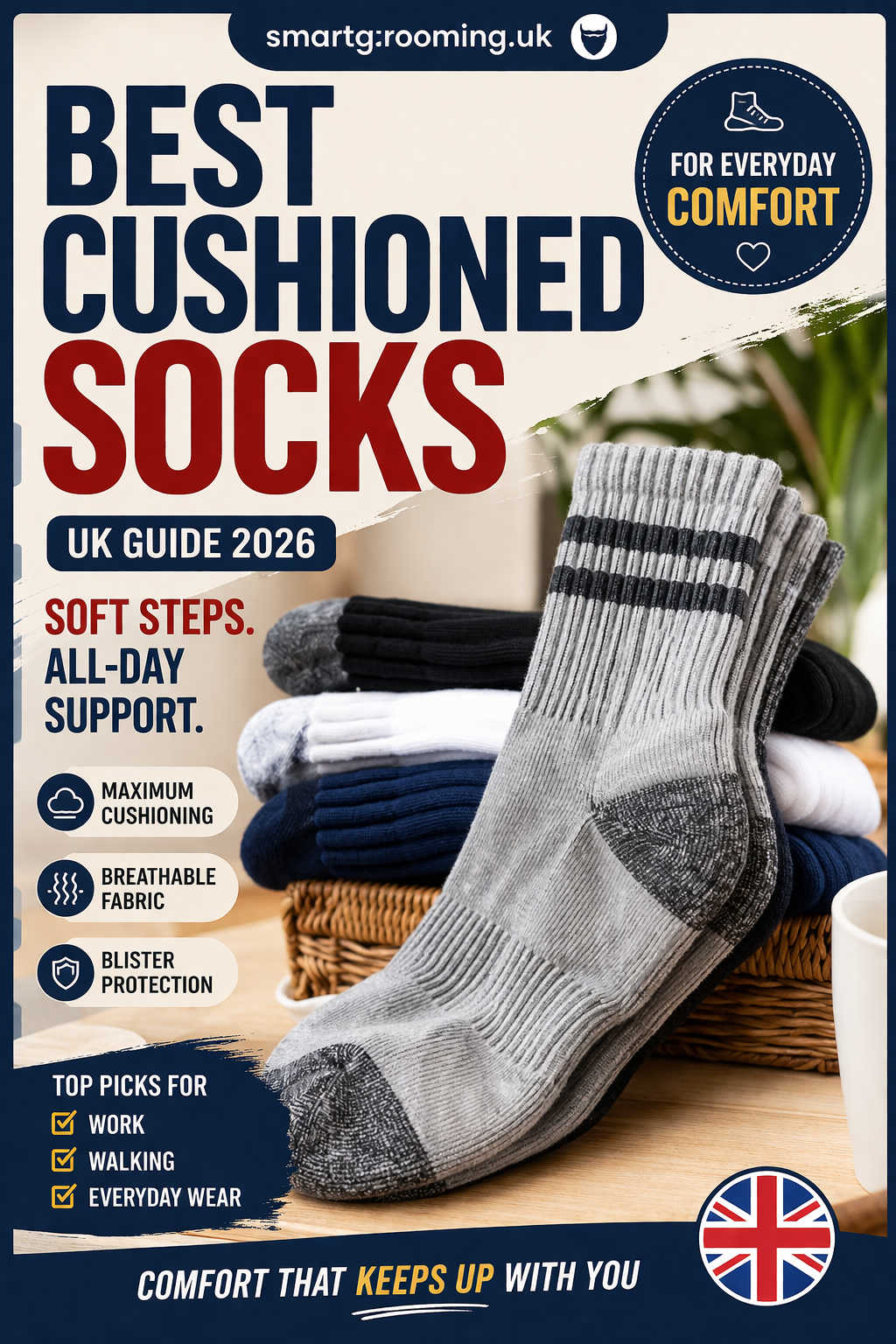 Best Cushioned Socks UK for Everyday Comfort
