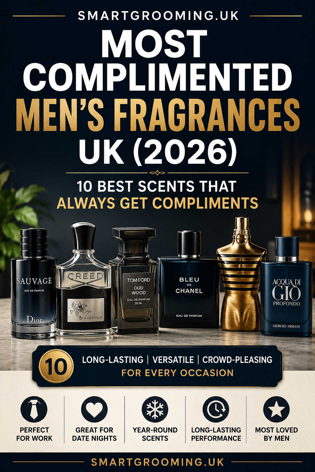 Most Complimented Men's Fragrances UK (2026)